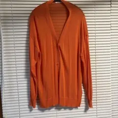 Lutique オレンジ カーディガン Lサイズ