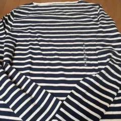 新品 ボーダー長袖Tシャツ ネイビー×ホワイト Mサイズ
