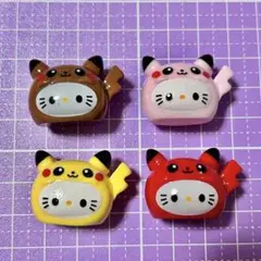 なりきり 白猫 フィギュア デコパーツ セット