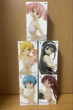 まどマギ　EXQフィギュア 水着ver. 5種セット