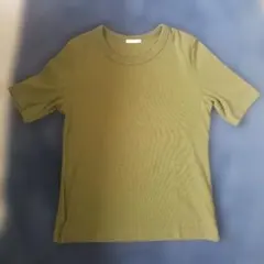 GU オリーブグリーン 半袖Tシャツ M 細身