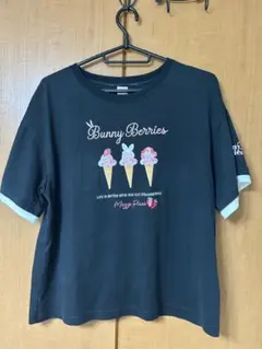 メゾピアノジュニア バニーベリーズ半袖Tシャツ M(160)黒