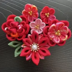 【No.1566】つまみ細工・お花パーツ