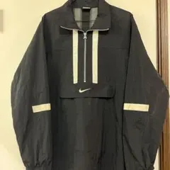 NIKE 90sレアナイロンジャンパーブラックSサイズ