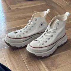 CONVERSE ALL STAR ホワイト スニーカー 厚底
