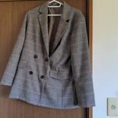 チェックジャケット