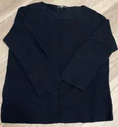UNIQLO リップルクルーネックセーター 美品