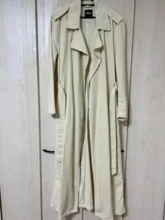 ZARA　ロングコート　ホワイト　XSのサムネイル
