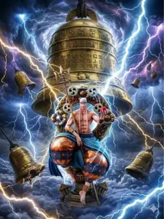 ONE PIECE ワンピース　エネル　海外フィギュア　高さ39センチ