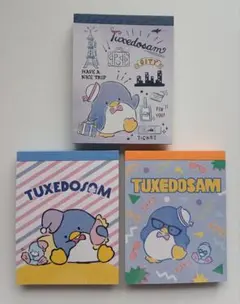 サンリオ タキシードサム パステルカラー ミニメモ帳 3種セット②