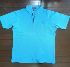 YONEX　ヨネックス　ポロシャツ　メンズ　 LL　 ライトブルー　USED