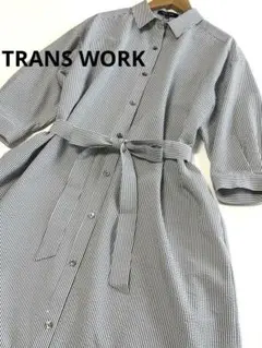 新品・31,900円☆TRANS WORK【消臭・抗菌・洗える】ワンピース