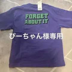 デビロック　ビックシルエット　紫色 Tシャツ