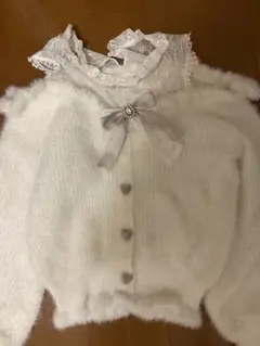 ♡LIZLISA リズリサ モヘアタッチポンポンニットトップス♡ - メルカリ
