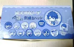 カラフルピーチ刺繍缶バッジ