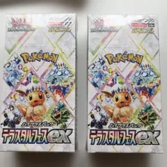 ポケモンカードゲーム　テラスタルフェスex 2box シュリンク付き