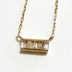 ブルーム　BLOOM K10 バゲット　カット　ダイヤモンド　ネックレスのサムネイル
