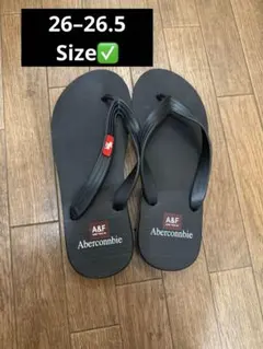 Abercrombie & Fitch ビーチサンダル ブラック 新品✅のサムネイル