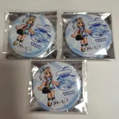 ヨウ　缶バッジ　-BLAZE in the DEEPBLUE-