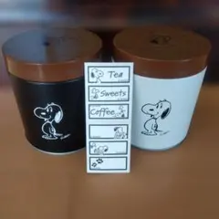 USJ スヌーピー空き缶　菓子缶　クッキー缶　小物入れ　収納缶