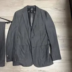 美品バーバリーブラックレーベル スーツ セットアップ 黒