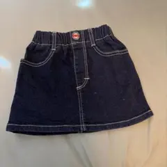 EDWIN ダークデニム スカート 100