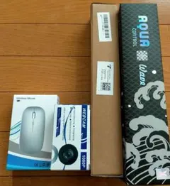 纏め売り4点セット Webカメラ・ノートPcスタンド・マウス・マウスパットのサムネイル