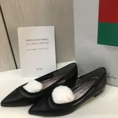 人気♡銀座かねまつ バレエシューズ シープレザー キッド フラット バイカラー SHOES CONCIERGE｜【WEB LIMITED】限定60足のバレエパンプスが