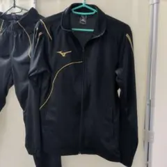굿 컨디션 미즈노 져지 상하세트 블랙 골드