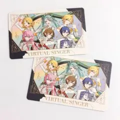 プロセカ 感謝祭 限定 グリーティングカード virtual singer