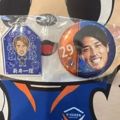 V・ファーレン長崎 新井一耀 アクリルキーホルダー 缶バッジ