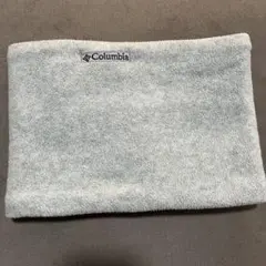 Columbia リバーシブルネックウォーマー グレー