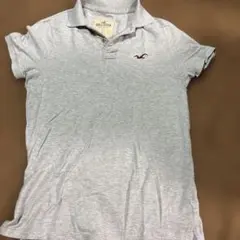 HOLLISTER グレー ポロシャツ Lのサムネイル