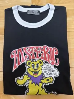 激レア ヒステリックグラマー 五分袖Tシャツ アメフト切替 ヒスガール 
