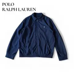 POLO RALPH LAUREN スイングトップ ネイビー M ポニー刺繍