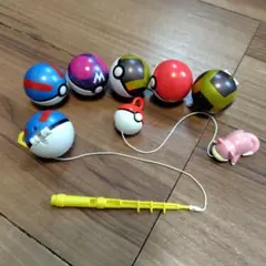 ポケモンバスボールフィギュア　7点セット