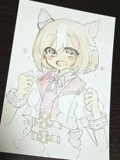 ウマ娘 スペシャルウィーク ファンアート 簡易イラスト