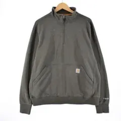 Carhartt ハーフジップ オリーブグリーン