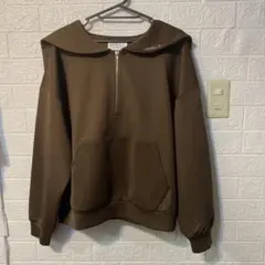 美品JUMELLE ブラウン セーラーカラートップスのサムネイル