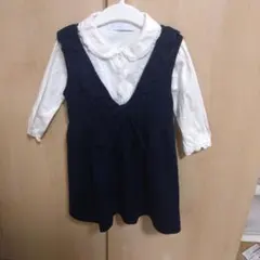 Tartine et Chocolat ブラウスとジャンパースカートのセット