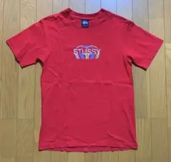 old stussyステューシー Tシャツ 赤色（レッド） Sサイズ アメリカ製