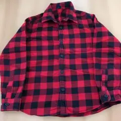 UNIQLO キッズ 長袖シャツ チェック 130cm