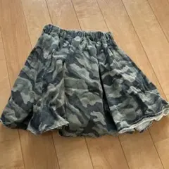 迷彩柄 フレアスカート Y2K
