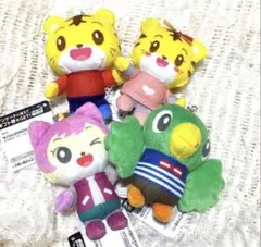 しまじろう　キャラクターマスコットnamco・モーリーファンタジー限定　4種