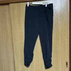 黒 ストレッチカジュアルパンツのサムネイル