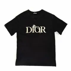 Dior ディオール 半袖Tシャツ 刺繍ロゴ イタリア製 ブラック L