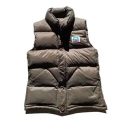 【00s】Mountain equipment ナイロン ダウンベスト カーキのサムネイル