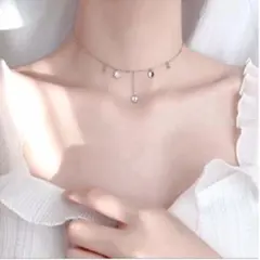 ラスト1点！ハート ドロップ ネックレス