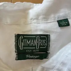 GITMAN VINTAGE リネンOXシャツ　GITMAN BROTHERS