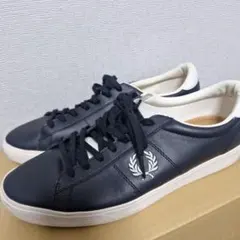 FRED PERRY スニーカー レザー ネイビー ホワイト 27cm 美品のサムネイル